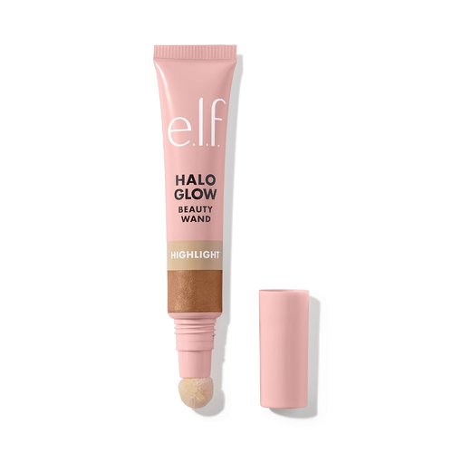 e.l.f. Halo Glow Highlight Wand - Liquid Highlighter for Luminous Skin | Buildable, Vegan, Liquid Gold