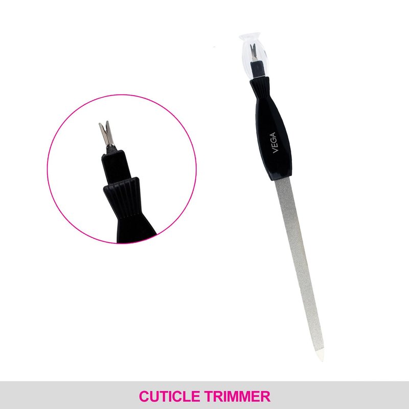 Vega Nail File with Cuticle Trimmer | NFT06