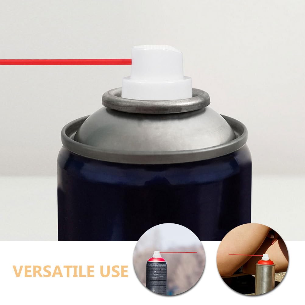 Angoily Spray can Nozzle Replacement Kit with 6 Flexible Extension Tubes for Precise Spray can Straw Application Compatible with Aerosol Valves for Oil Cleaner Maintenance and Fluid Dispensing