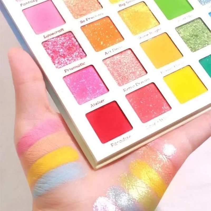 Grospe 30 Color Rainbow Eyeshadow Palette - Highly Pigmented, Blendable & Waterproof | Professional Makeup Gift Set