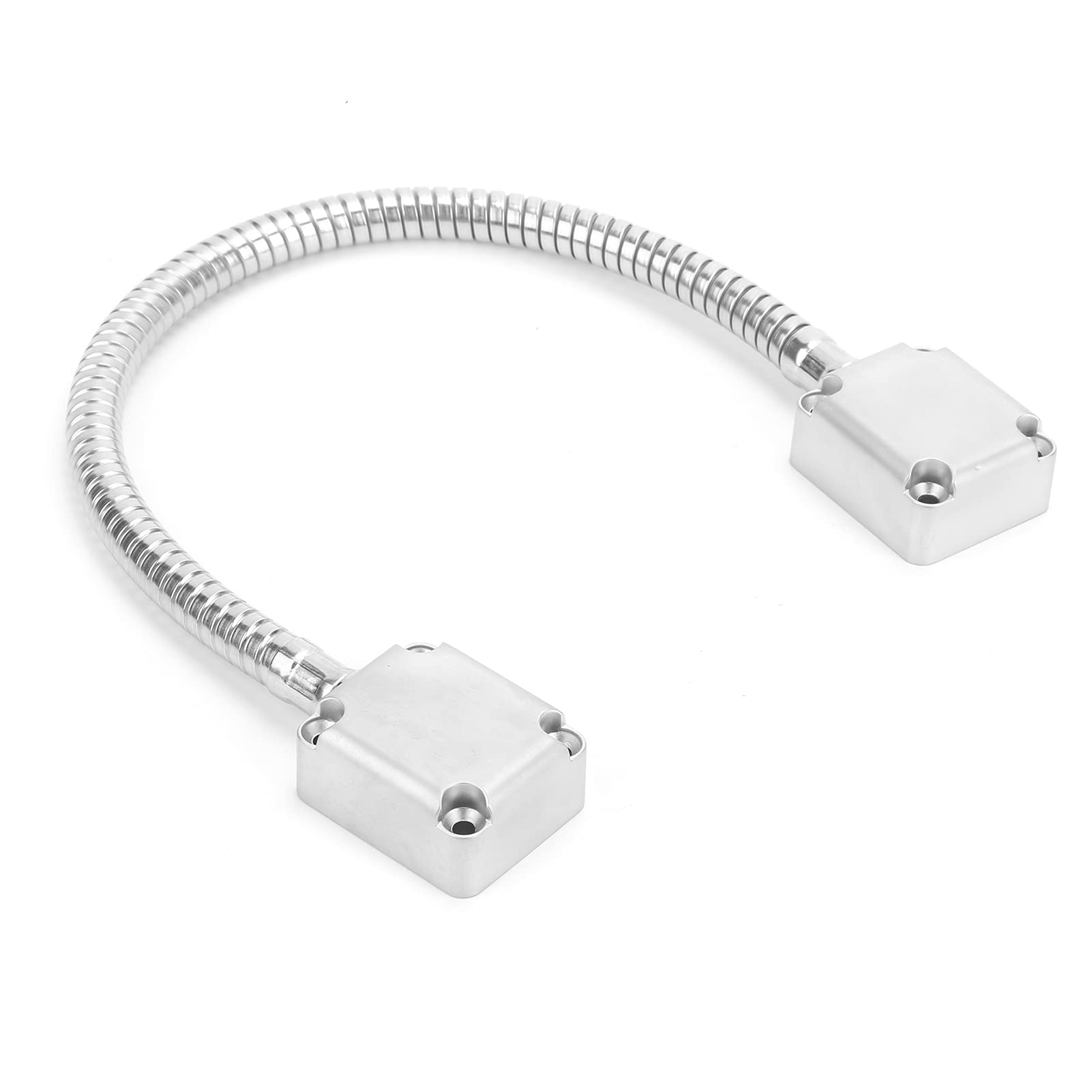 401 Stainless Steel Door Loop Wire Cable Protector Armored Door Cord w/Die-Cast End Power Transfer for Exposed Mounting Access Control