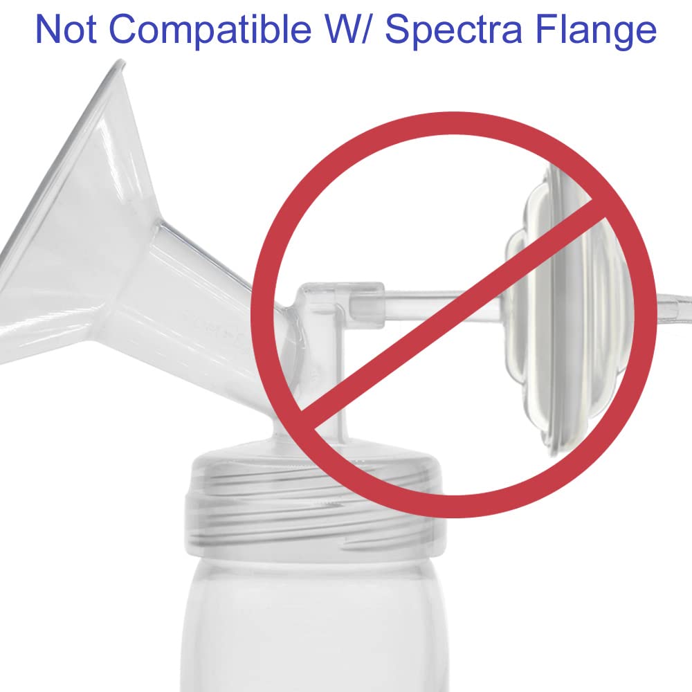 Maymom Backflow Protector, Long Stem, Compatible with Spectra S1, S2 and 9 Pumps, Compatible with Medela Flanges and Medela Parts; 2pc