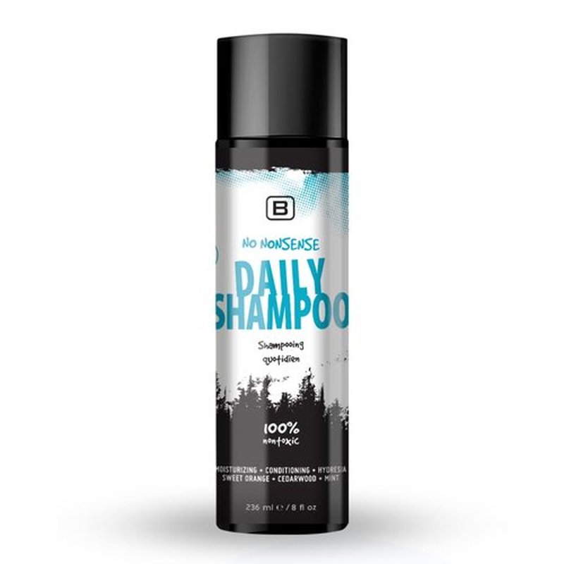 No Nonsense Daily Shampoo - Vegan, Biodegradable Formula for Hydration & Breakage Prevention | 12 oz