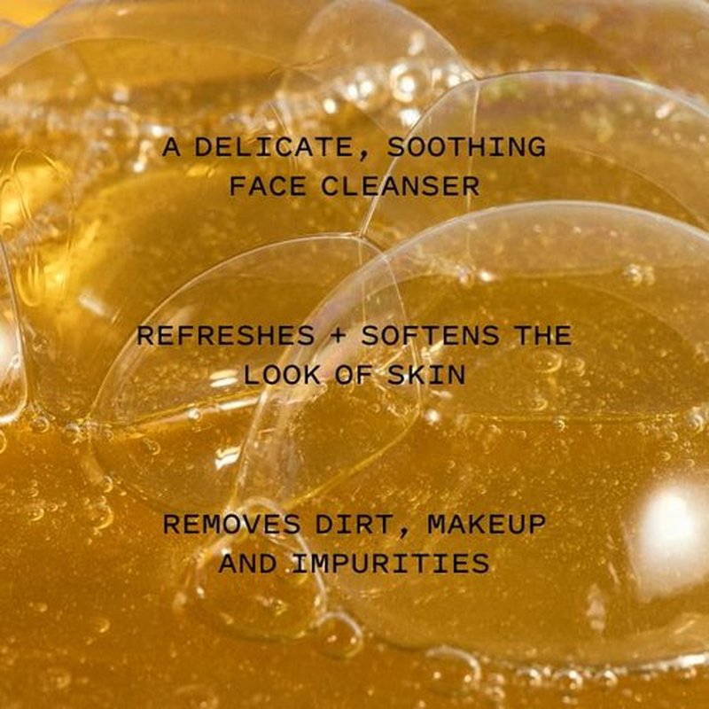 Keys Soulcare Golden Cleanser - Foaming Face Wash with Manuka Honey | Gently Removes Dirt & Makeup, Soothes Skin