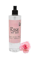 ROSE Natural Body Wash - Hydrating & Gentle Cleanser for Dry/Sensitive Skin | 16oz, Sulfate & Dye Free
