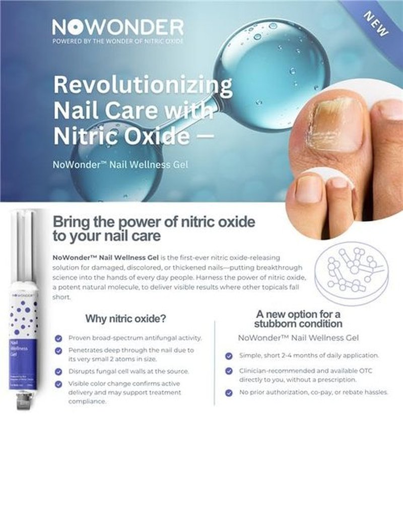 NoWonder Nail Wellness Gel - Nitric Oxide Nail Renewal Solution for Healthier, Clearer Nails | Easy-to-Use