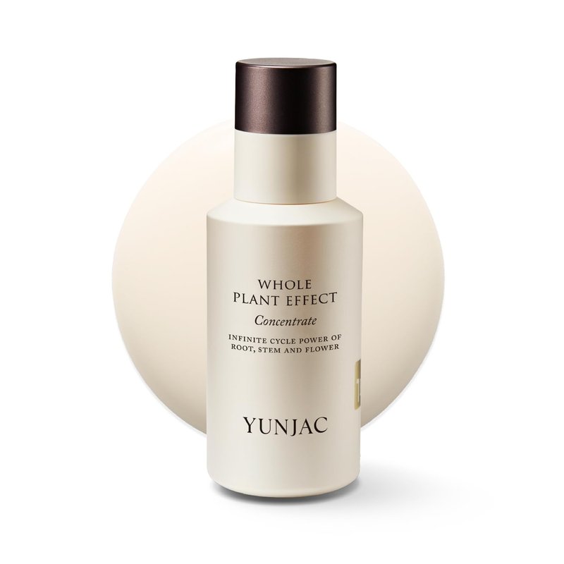 YUNJAC Whole Plant Effect Concentrate(1.35fl oz) - Instant Absorbing Milky texture serum, with squalane, ceramide, fermented ginseng root, for deep hydration, strengthen skin barrier, Korean skin care