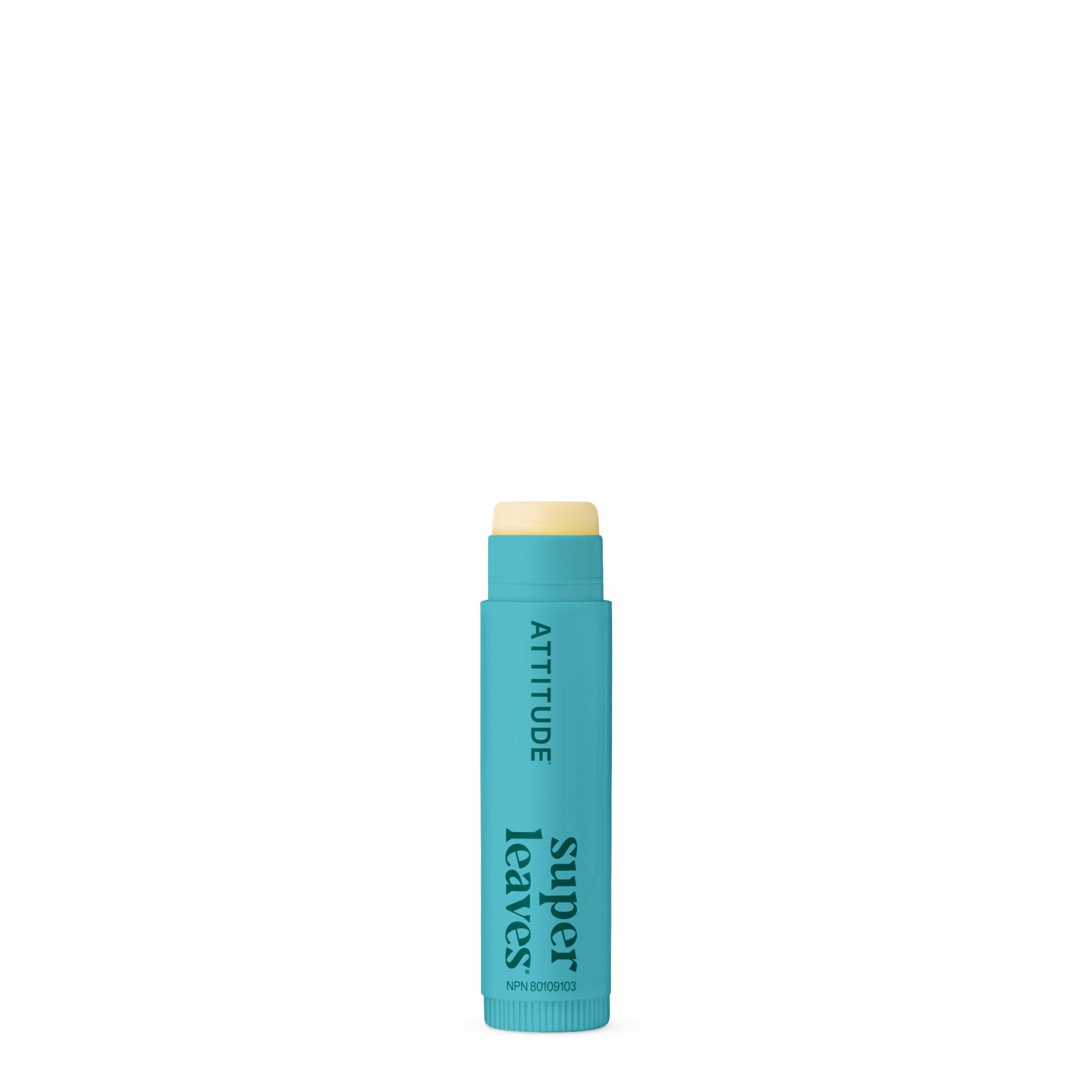 ATTITUDE SPF 15 Lip Balm Duo, Mineral Sunscreen with Non-Nano Zinc Oxide, EWG Verified, Broad Spectrum UVA/UVB Protection, Moisturizing Lip Care, Vegan, Unscented, 0.14 Oz (Pack of 2)