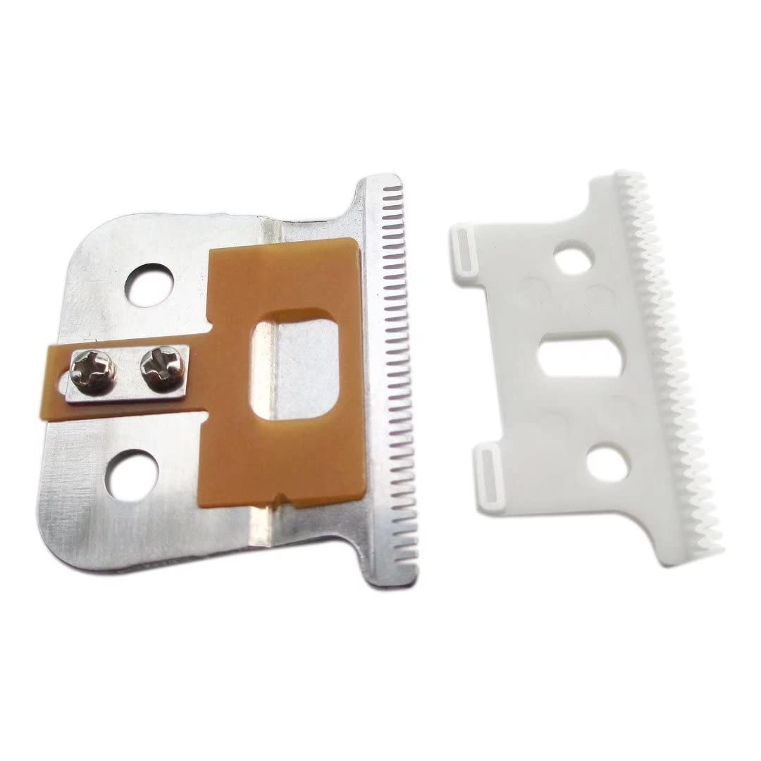 Replacement T-Blade Trimmer Replacement T Blade Hair Clipper Set Compatible with Andis T Out-liner gtx Silver