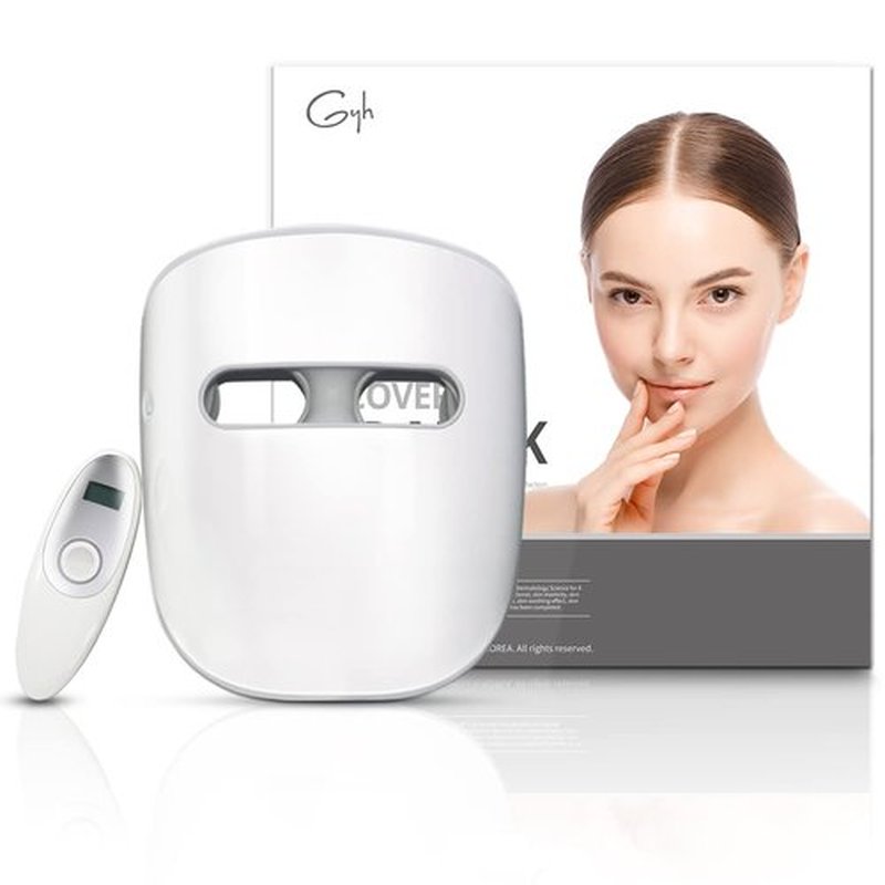 GYH LED Face Mask - Wireless Red & Blue Light Therapy for Anti-Aging | FSAHSA Eligible, Cloud-S (RB-014)