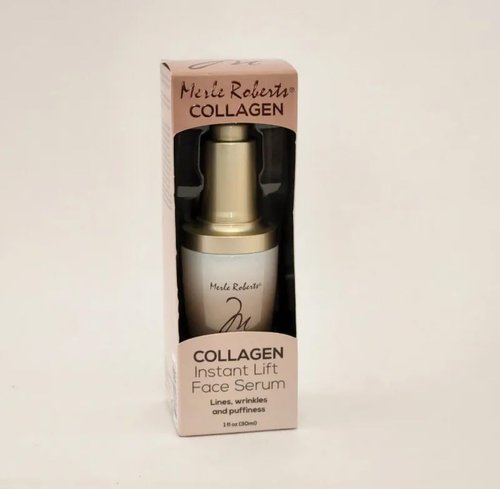 Merle Robert's Collagen Instant Lift Face Serum Lines, wrinkles and puffines., 1 Fl Oz (Pack of 1)