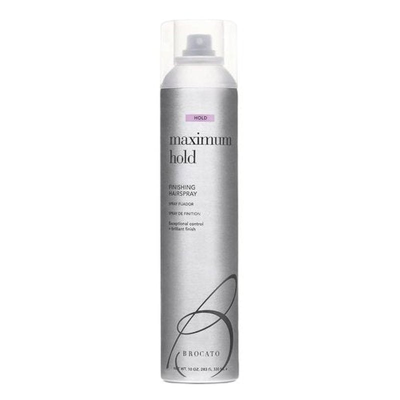 Brocato Maximum Hold Hairspray - 10oz | Exceptional Control & Brilliant Finish for All Hair Types