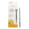 GiGi Swiss Slant Tweezer - Hair Removal Tool for Eyebrows, Face, and Body - Stainless Steel Eyebrow Tweezers for Men & Women