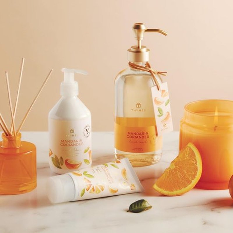 Thymes Hand Wash - Mandarin Coriander Scent - 15 Fl Oz | Luxurious Moisturizing Formula