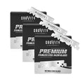 Gravity Razors Premium Single Edge Razor Blades - Swedish Steel Razor Blades for Safety Razors and Straight Edge Razors, by GRAVITY RAZORS (100 Count, 3-Pack)