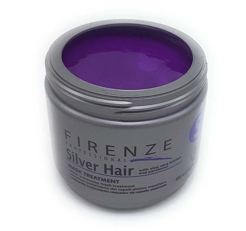 Firenze Professional Silver Hair Purple Mask Treatment 400ml (13.5 fl oz) – Sulfate, Salt & Paraben Free