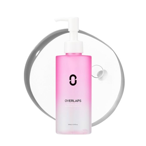 OVERLAPS Ectoin Cleansing Oil | Oil Cleanser for Face & Makeup Remover | Blackhead & Sebum Care | Double Cleansing Korean Skincare for Oily, Sensitive & Acne-Prone Skin, 6.76 fl. oz (200ml)