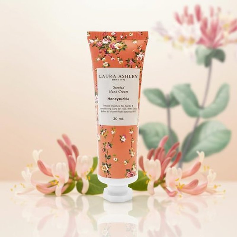 Laura Ashley Hand Cream Set - 7 Piece Hand Lotion Collection for Women, Travel Size Moisturizing Lotion for Dry Skin with Rose, Lavender, Magnolia & Floral Scents - 30ml Each