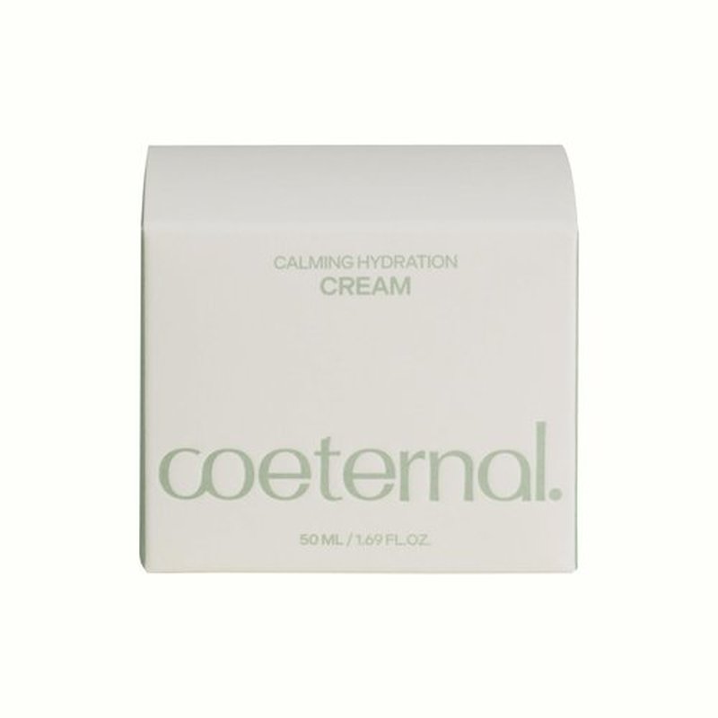 coeternal Calming Hydration Cream, Barrier-Repairing Korean Moisturizer with Ceramide NP, Niacinamide, Panthenol & Centella, Soothing Face Cream for Redness-Prone and Oily Skin, 50ml / 1.69 fl.oz.
