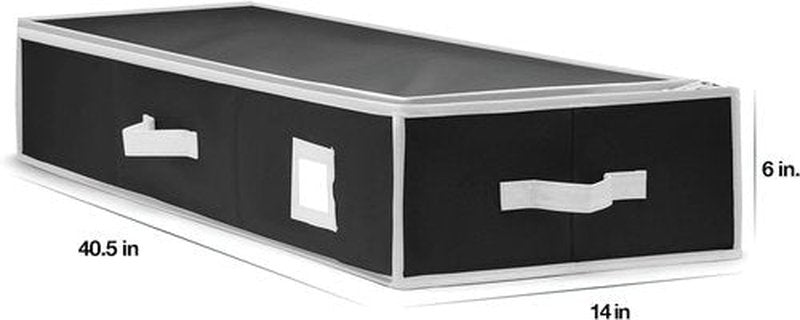 Premium Wrapping Paper Organizer - Heavy-Duty Gift Wrap Holder with Extra Pockets | Fits Up to 27 Rolls (Black)
