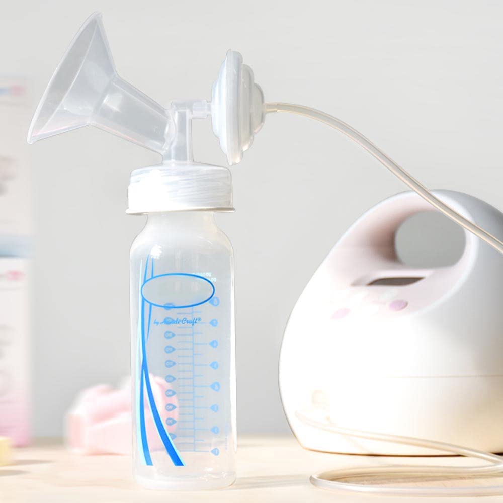 Maymom Baby Bottle Thread Changer or Converter; Compatible with Spectra S1 S2 Pumps Wide Mouth Flanges to use Medela, Ameda, Lifefactory, Dr. Brown Narrow Neck Bottles