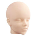 Mannequin Head for Wig Making,Styling and Display,Pro Practice Training Head for Make Up and Lash Extention,Cosmetology Face Head,2-in-1 Multifunctional Wig Head (Beige,22 Inch)