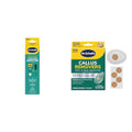 Dr. Scholl's Callus Remover Gel Kit with Fast Acting Formula, Smooth Soft Feet in Minutes, Exfoliating Foot File, and 4 Count Hydrogel Callus Remover Bandages