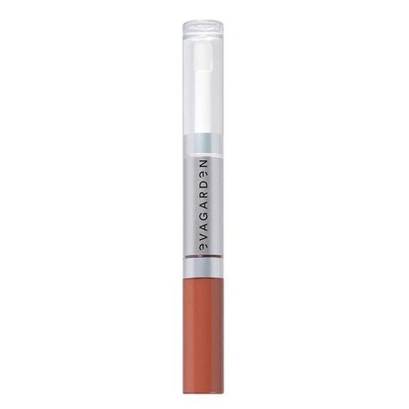 EVAGARDEN Ultra Lasting Lipstick - Moisturizing Gloss for Long Wear - 711 Dark Nude - 0.13 oz