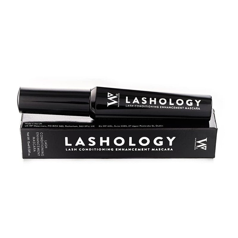 Watermans Lashology Eyelash Growth Mascara - Black Formula for Thicker, Stronger, Fuller Lashes