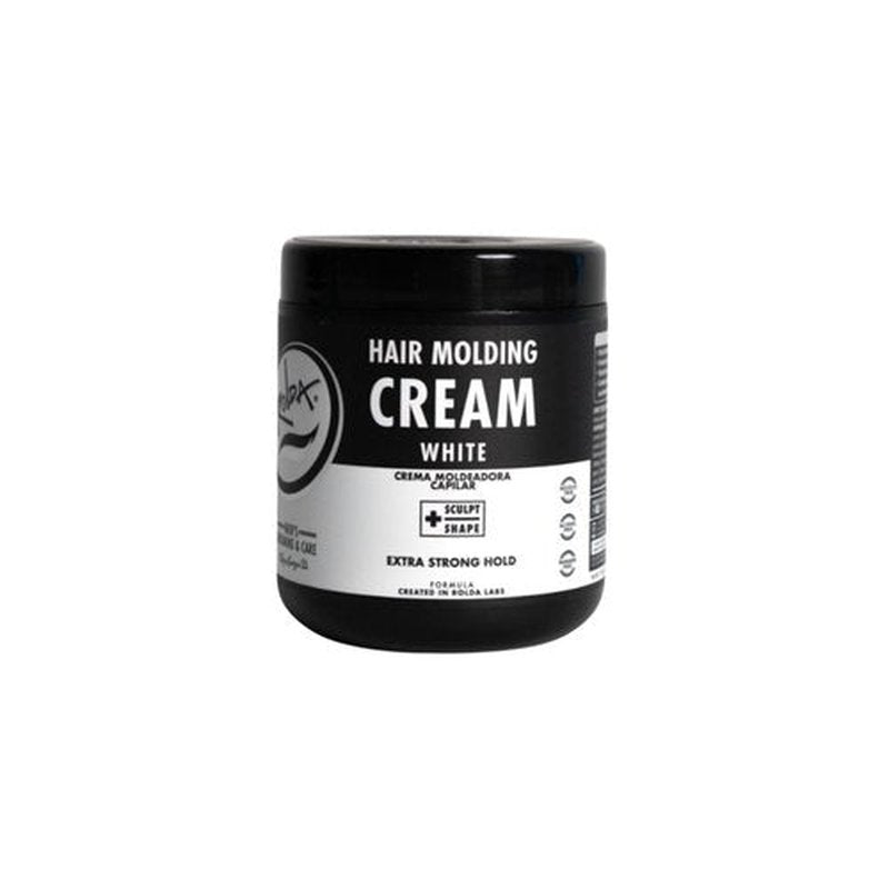 Rolda White Molding Hair Cream for Men - Curl-Defining Hair Styling Cream with Medium-Strong Hold, Natural Finish & Medium Shine - Moisturizing & Anti-Frizz Formula - Alcohol & Paraben-Free (17.6 oz)
