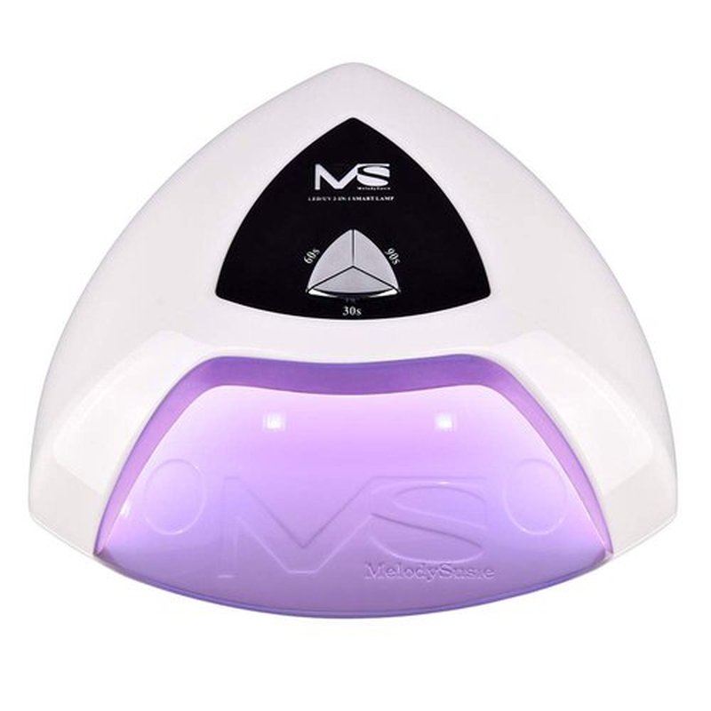 MelodySusie Eos Pro12W UV/LED Nail Lamp - Smart Nail Dryer, Cures All Major Gel Nail Polish Brands, White