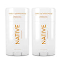 Native Deodorant - Aluminum & Paraben-Free | Vanilla & Sandalwood | 2.65 oz (2-Pack)
