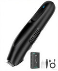 Body Hair Trimmer, Vacuum Clippers with Hair Suction, Electric Bikini Trimmer with Body Clippers, Waterproof, USB Recharge, Cut Leg, Chest, Arm