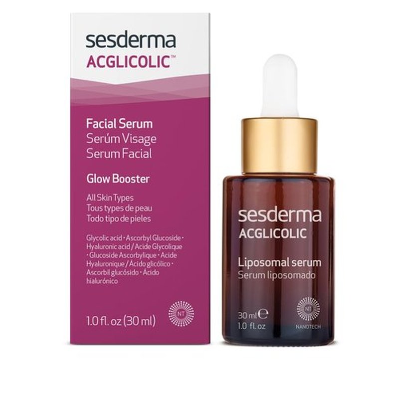 Sesderma ACGLICOLIC Facial Liposomal Serum - Anti-Aging Hydration | 1 Fl Oz