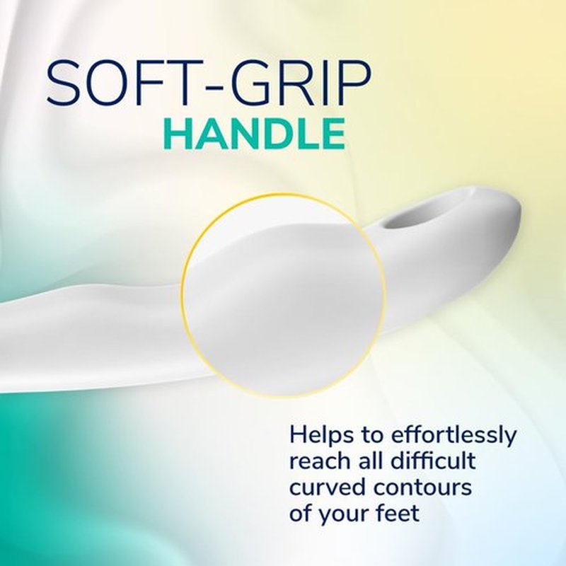 Dr. Scholl's Nano Glass Foot File - Durable Callus Remover & Hygienic Pedicure Tool for Soft, Smooth Feet