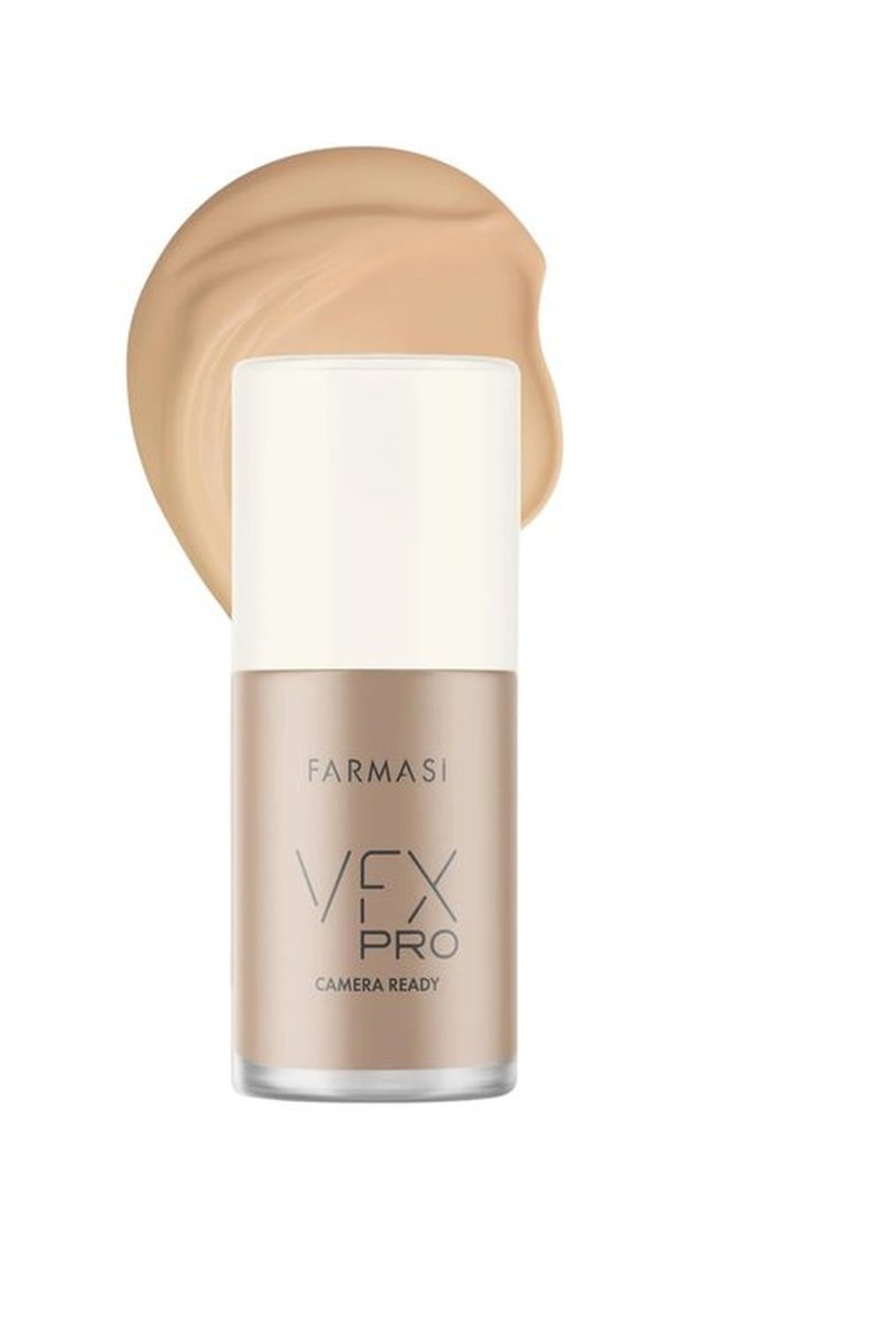 FARMASi VFX Pro Blur Primer and Natural Beige Liquid Foundation Set, Full Coverage Matte Finish Makeup Duo, Oil-Free Long Wear Face Base System, Soft-Focus Pore Blurring, Face Makeup Set