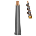 SWAZVAC Long Conical Barrel for Dyson Airwrap, 0.78-1.4 Inch Conical Curling Attachment Compatible with Airwrap HS01/05, Gold