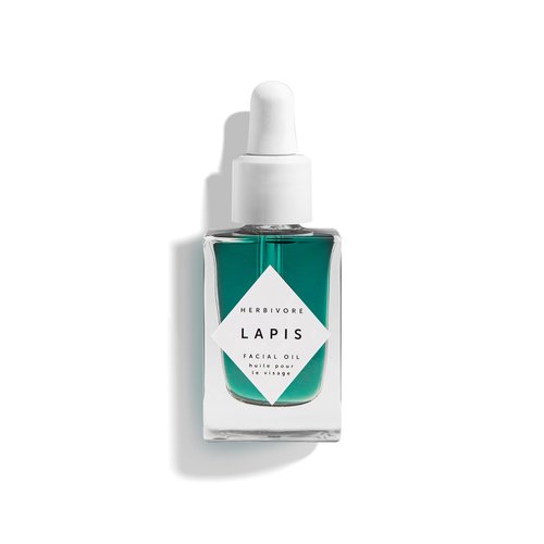 HERBIVORE Lapis Facial Oil | Balances Oil & Soothes Redness with Blue Tansy & Squalane | Safe for Oily & Acne Prone Skin, Non-Comedogenic, Vegan, 30 mL / 1 oz