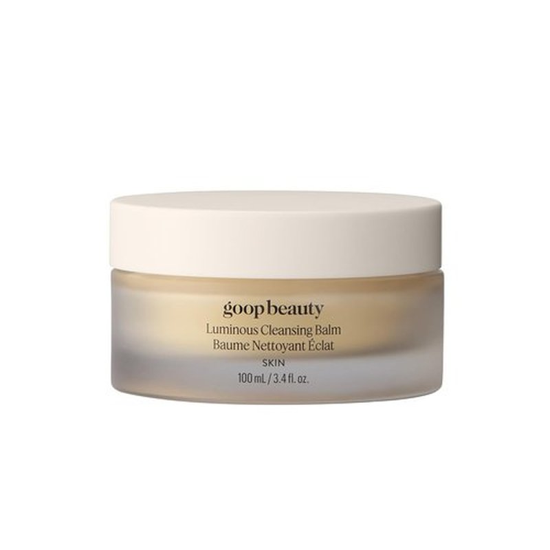 Goop Beauty Cleansing Balm - Gentle Makeup Remover & Facial Cleanser for Sensitive Skin | Saffron Extract & Vitamin E | 3.4 fl oz