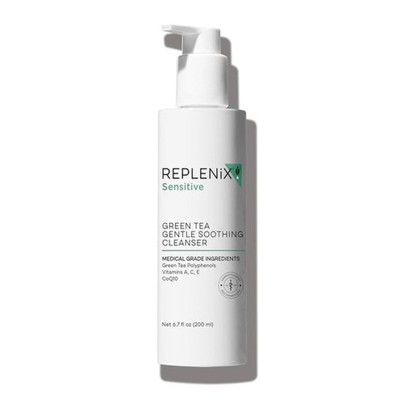 Replenix Green Tea Facial Cleanser - Gentle Soothing Face Wash for Sensitive Skin | 6.7 fl. oz