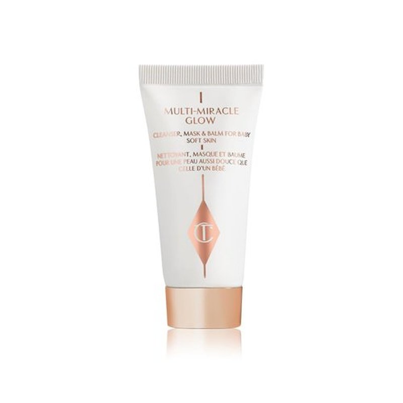 Charlotte Tilbury Multi-Miracle Glow - Cleanser, Overnight Mask & Face Balm for Radiant Skin - Enriched with Vitamins C, E & A