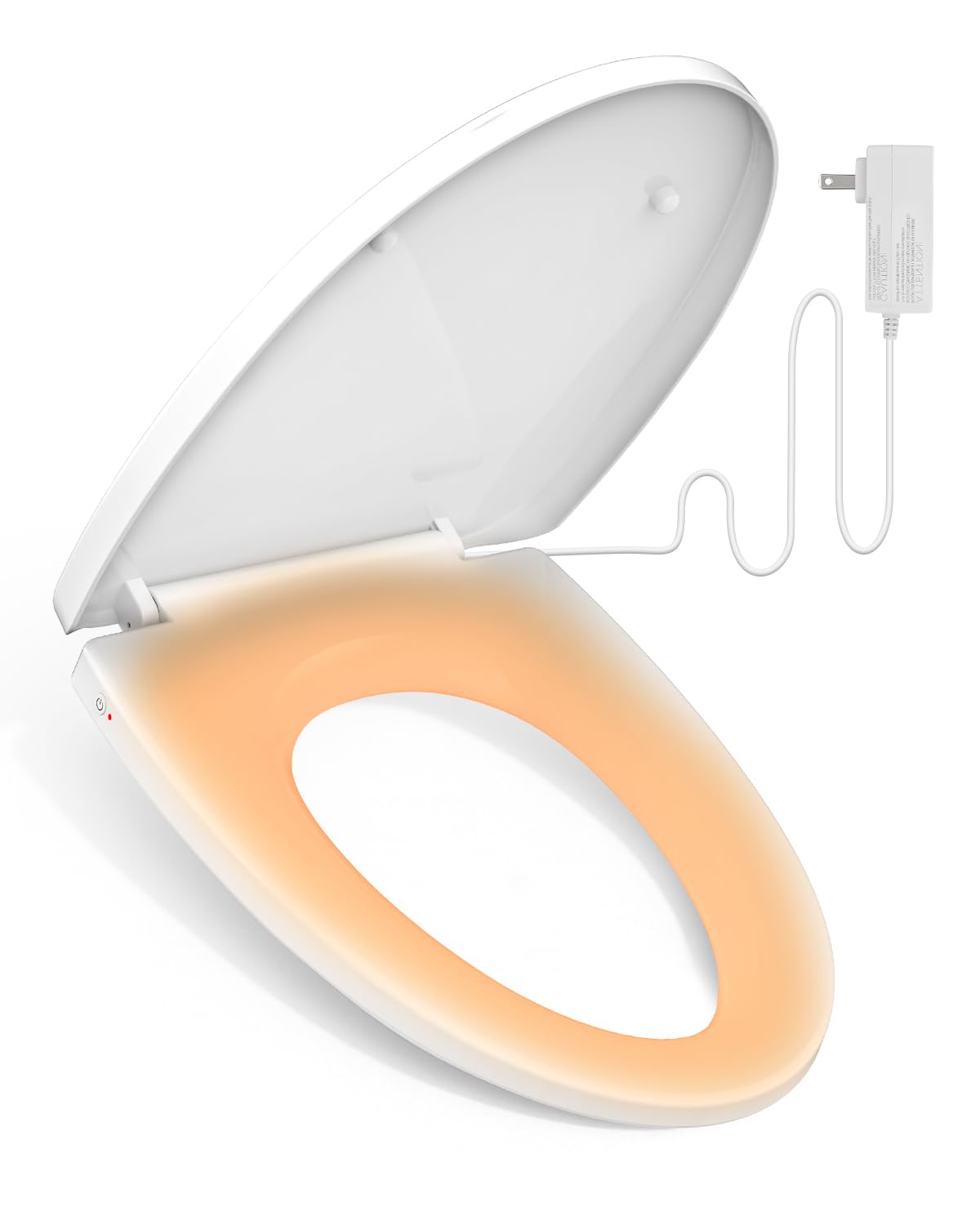 iliD Heated Toilet Seat With Night Light, Electric, 3-Level Temp, Elongated