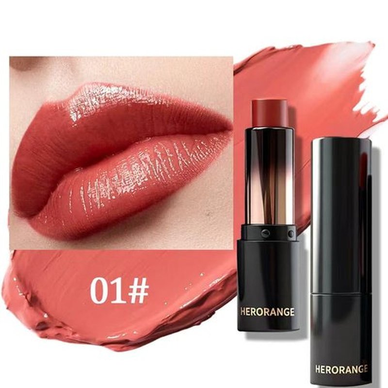 Skiennix 6-Piece Glossy Lipstick Set - Low-Saturation Colors with Long-Lasting Shine Finish
