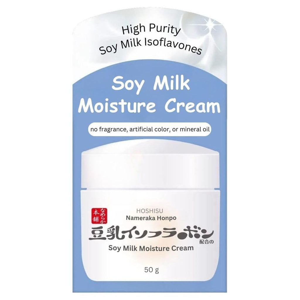 Hoshisu Sana Nameraka Honpo Soy Milk Moisture Cream NC (50g) - Imported from Japan