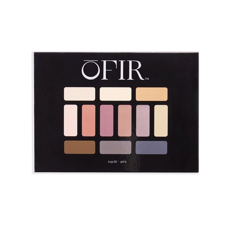 OFIR Eyeshadow Palette 12 Shade Matte and Shimmer Palette Buildable Pigment Adds Depth Talc Free Eye Shadow Palette Makeup Lightweight Powder Enhances Radiant Looks (Earthy Tones)