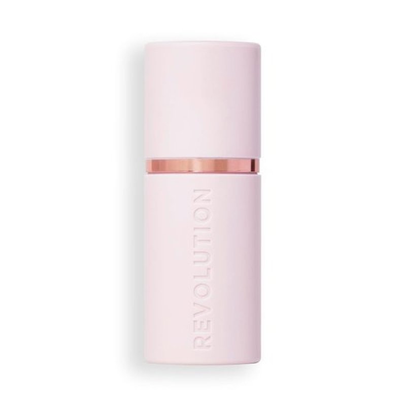 Revolution Beauty London Skin Silk Bronzer Stick - Buildable Cream-to-Powder Formula, Dark Cocoa, 0.15 oz