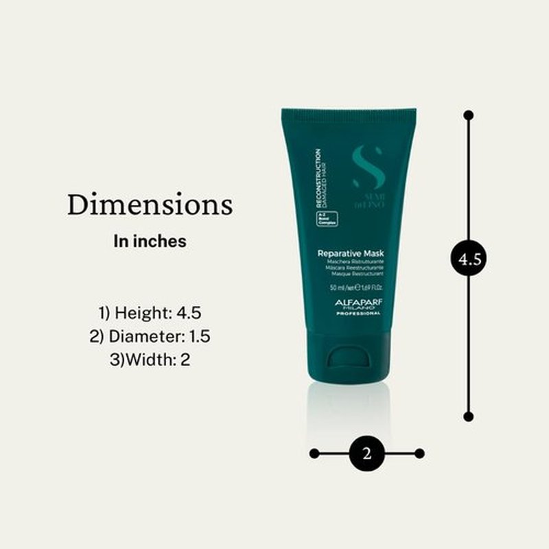 Alfaparf Milano Reparative Hair Mask - Deep Conditioning Treatment for Damaged Hair
