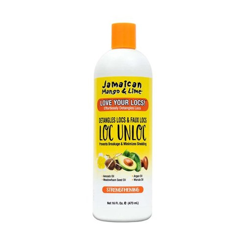 Jamaican Mango & Lime Love Your Locs Loc Unloc – Take Down Detangle Solution for Locs, Twists, Braids & Faux Locs 16oz (Pack of 1)