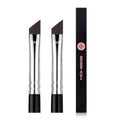 Skiennix Eyeliner Brush - PRO Precision Gel Eye Liner Makeup Brush with Ultra Thin Slanted Bristles | 2-Piece Set