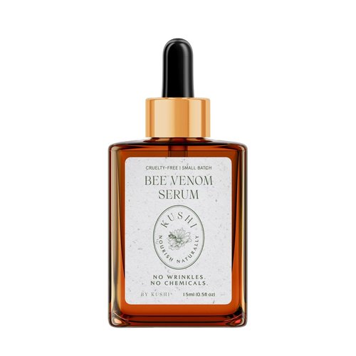 KUSHI Bee Venom Serum - Hydrating & Firming Face Serum for Radiant Skin - 15ml, Cruelty-Free, No Parabens